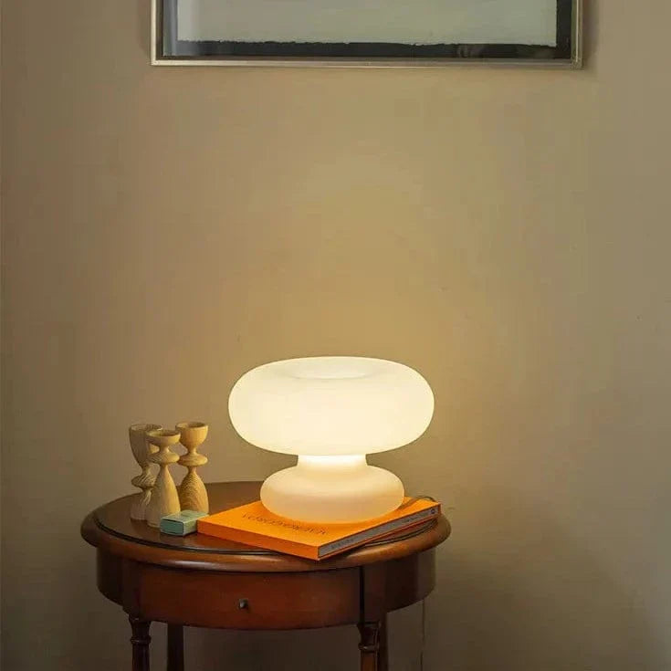 Maki Svamplampa - Vit Bordslampa