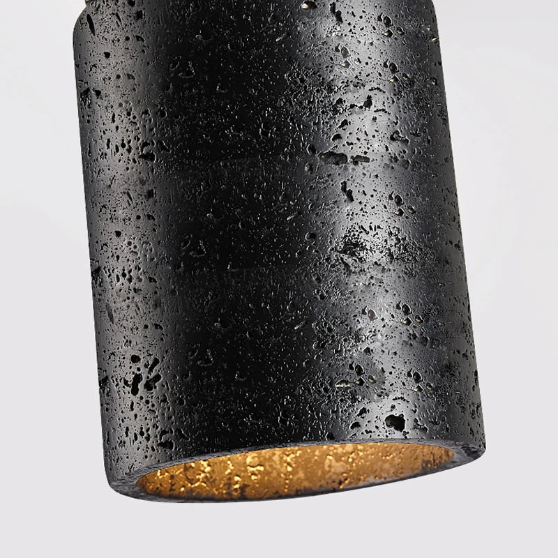 Diapole | Stilig Stenlampa med Trä för Elegant Belysning