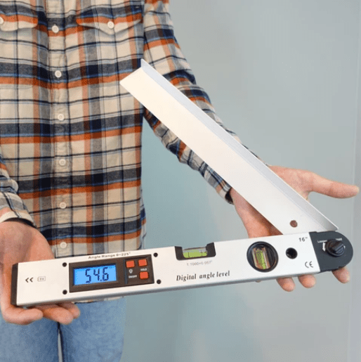 Digital vinkelmätare – 3-i-1 vinkelmätare, vinkelmätare & vattenpass för precisa 0°–225° mätningar