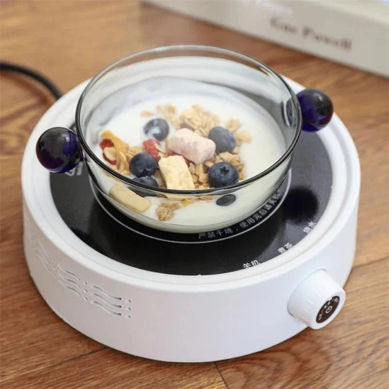 Dubbla bollhandtagade färgade glasbowl miljövänlig design