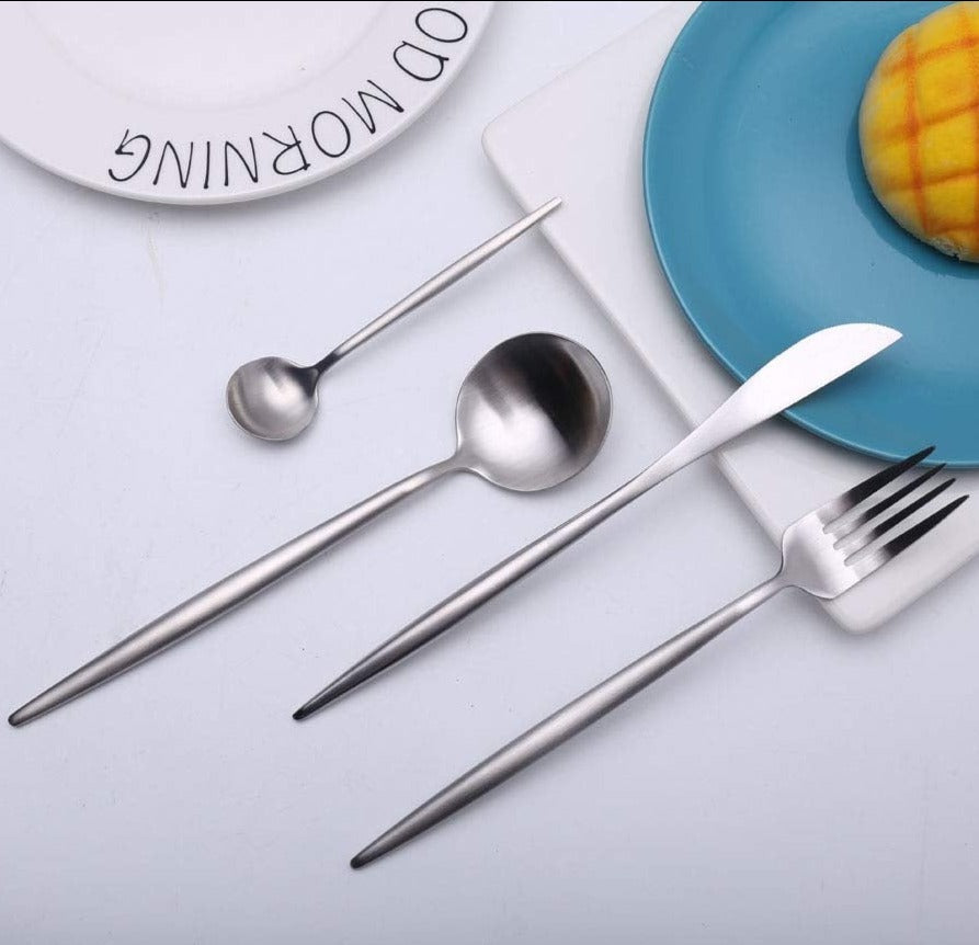 Silver Rostfritt Stål Bestickset