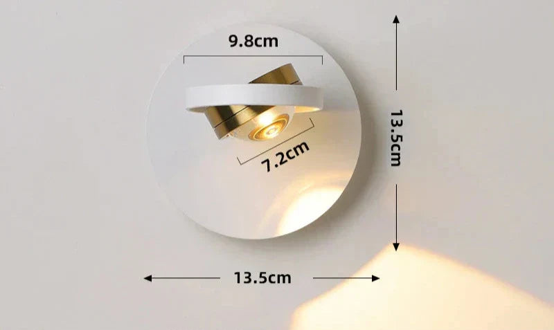 GlowAdjust - Modern LED Vägglampa med Justerbar Arm