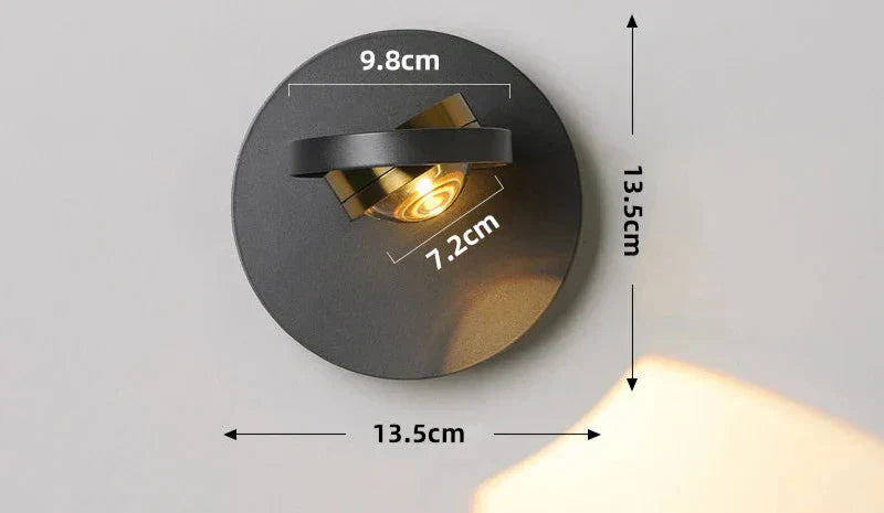 GlowAdjust - Modern LED Vägglampa med Justerbar Arm