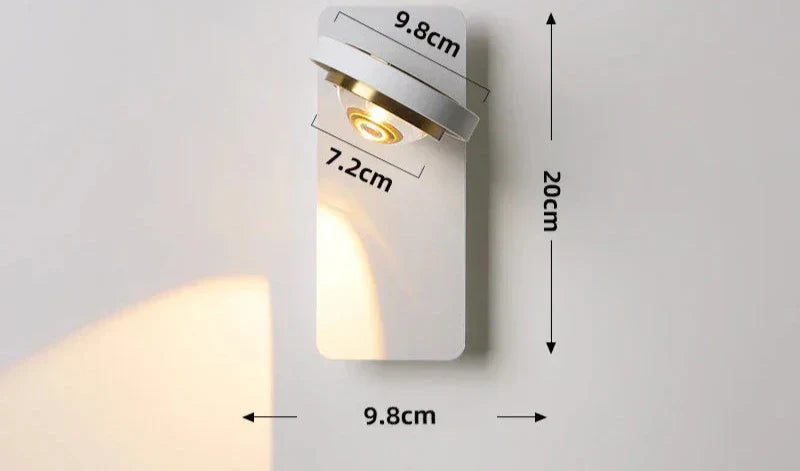 GlowAdjust - Modern LED Vägglampa med Justerbar Arm