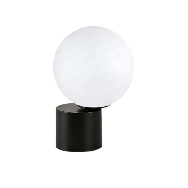 GlassGlow – Glaskula Bordslampa med LED-belysning i Modern Design | Nattlampa