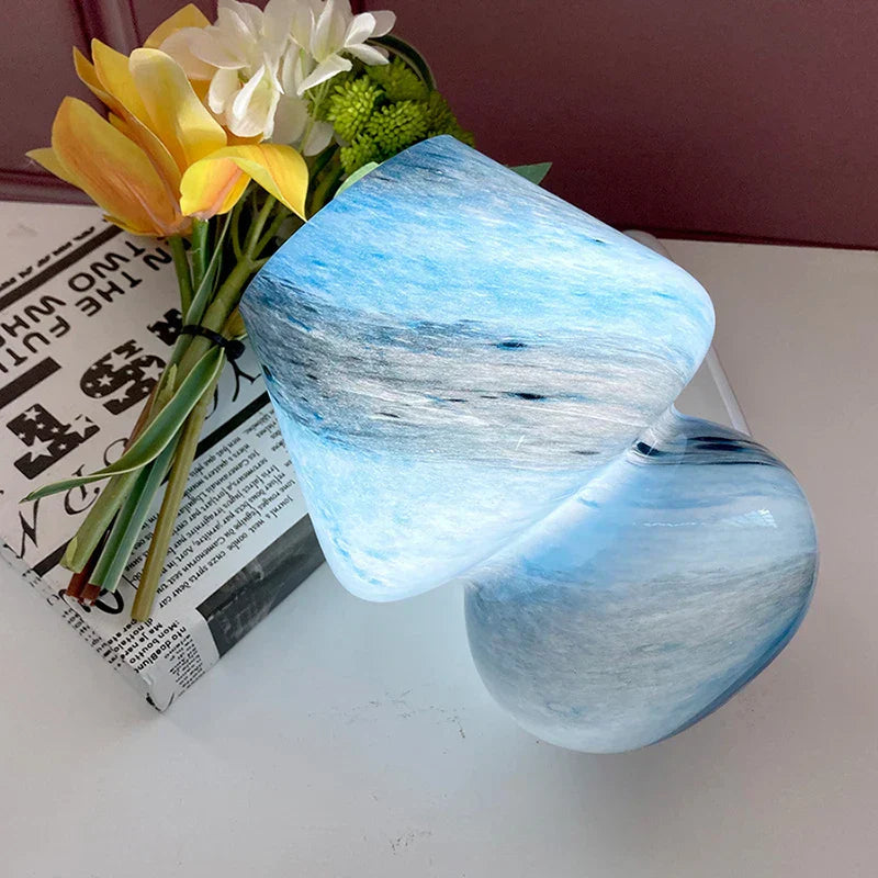 LumiGlow – Glaskula Svamp Lampa med LED-belysning