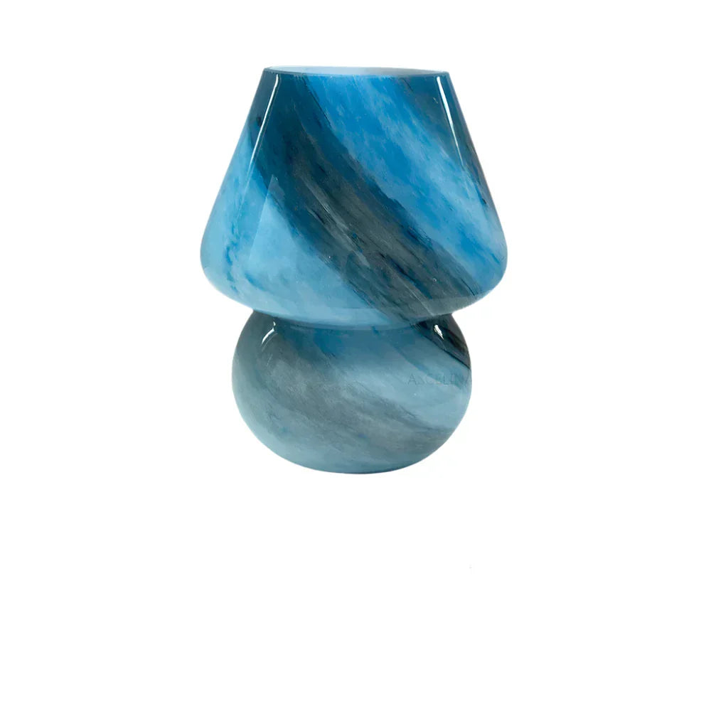 LumiGlow – Glaskula Svamp Lampa med LED-belysning