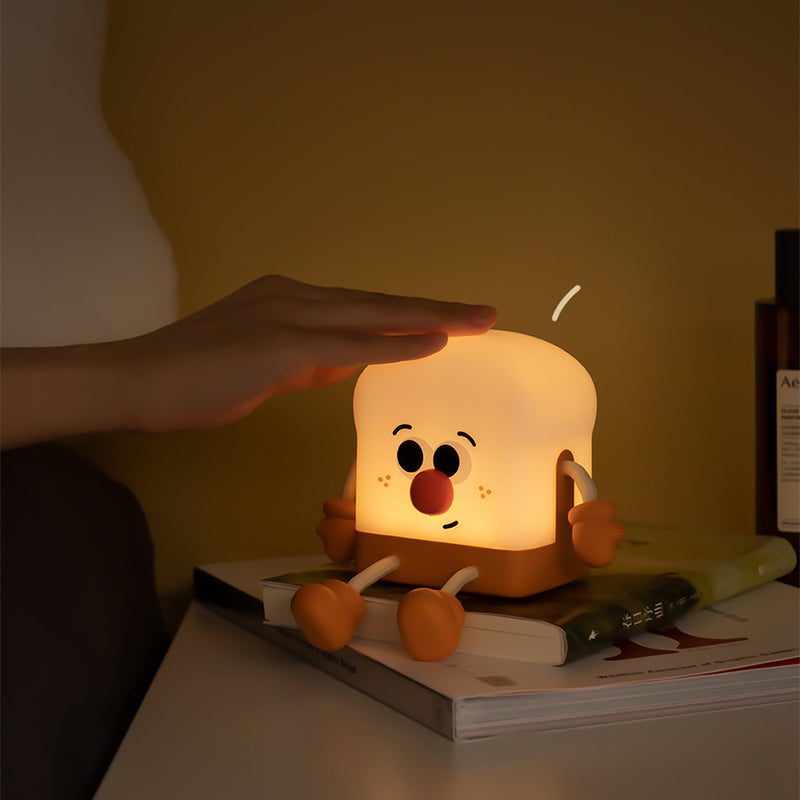 GlowToast - Uppladdningsbar LED Nattlampa i Toastdesign