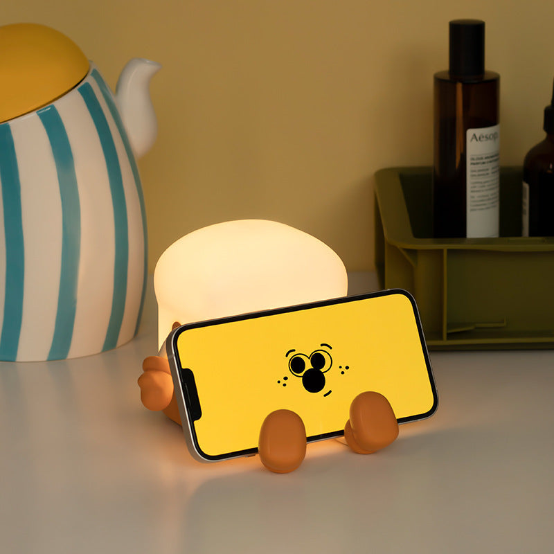 GlowToast - Uppladdningsbar LED Nattlampa i Toastdesign