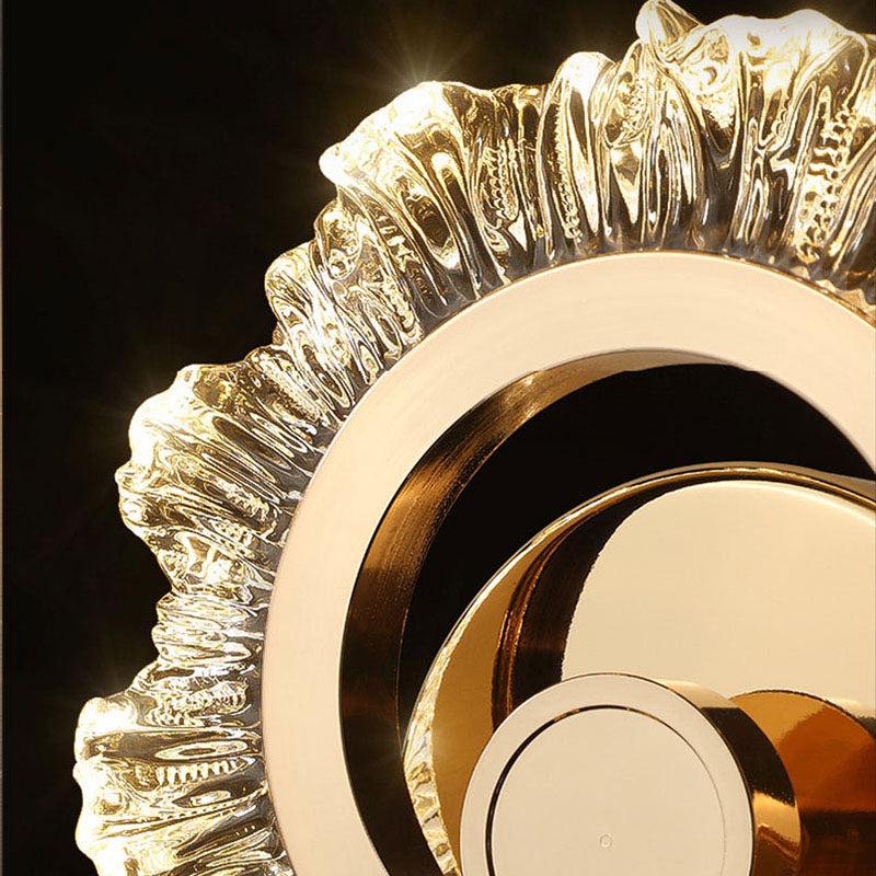 SunGlow – Guld LED Vägglampa