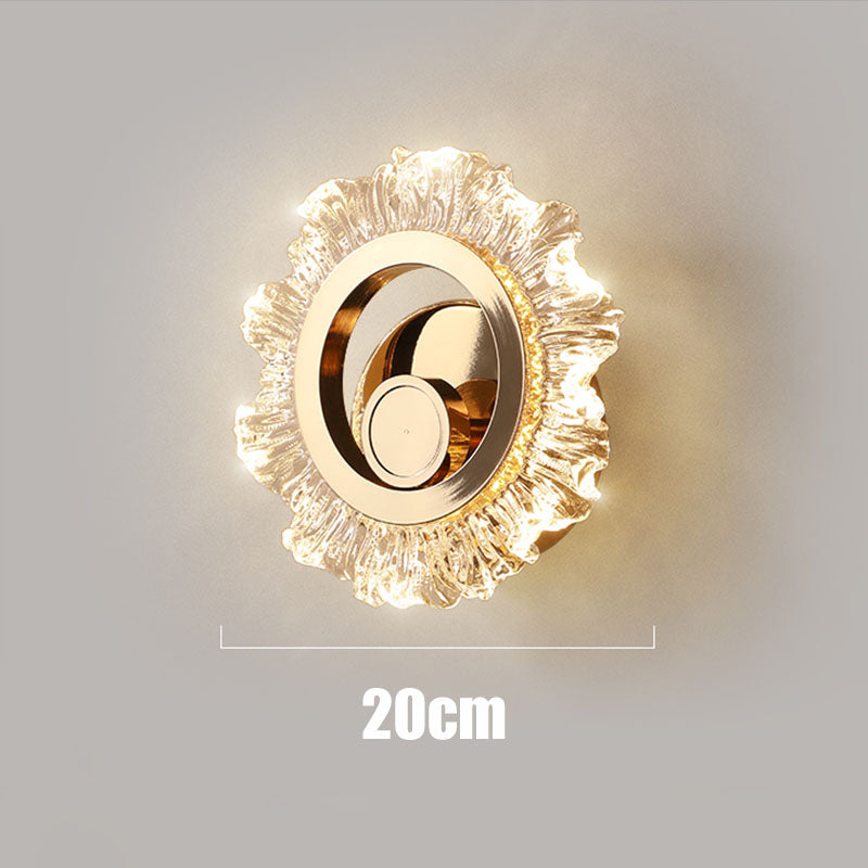 SunGlow – Guld LED Vägglampa