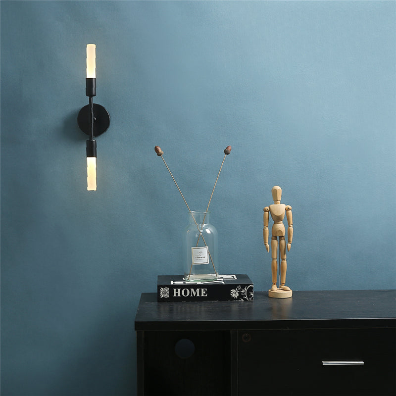 LumiBeam - Modern Minimalistisk LED Vägglampa med Dubbel Ljusstråle