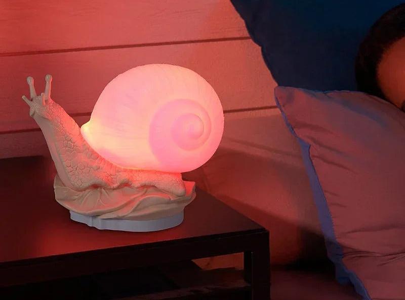 GlowSnail - Dimbar LED Nattlampa med Touchkontroll