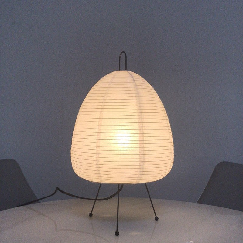 LumiZen – Japansk Pappers Taklampa i Retro Stil, Traditionell Belysning för Sovrum och Vardagsrum
