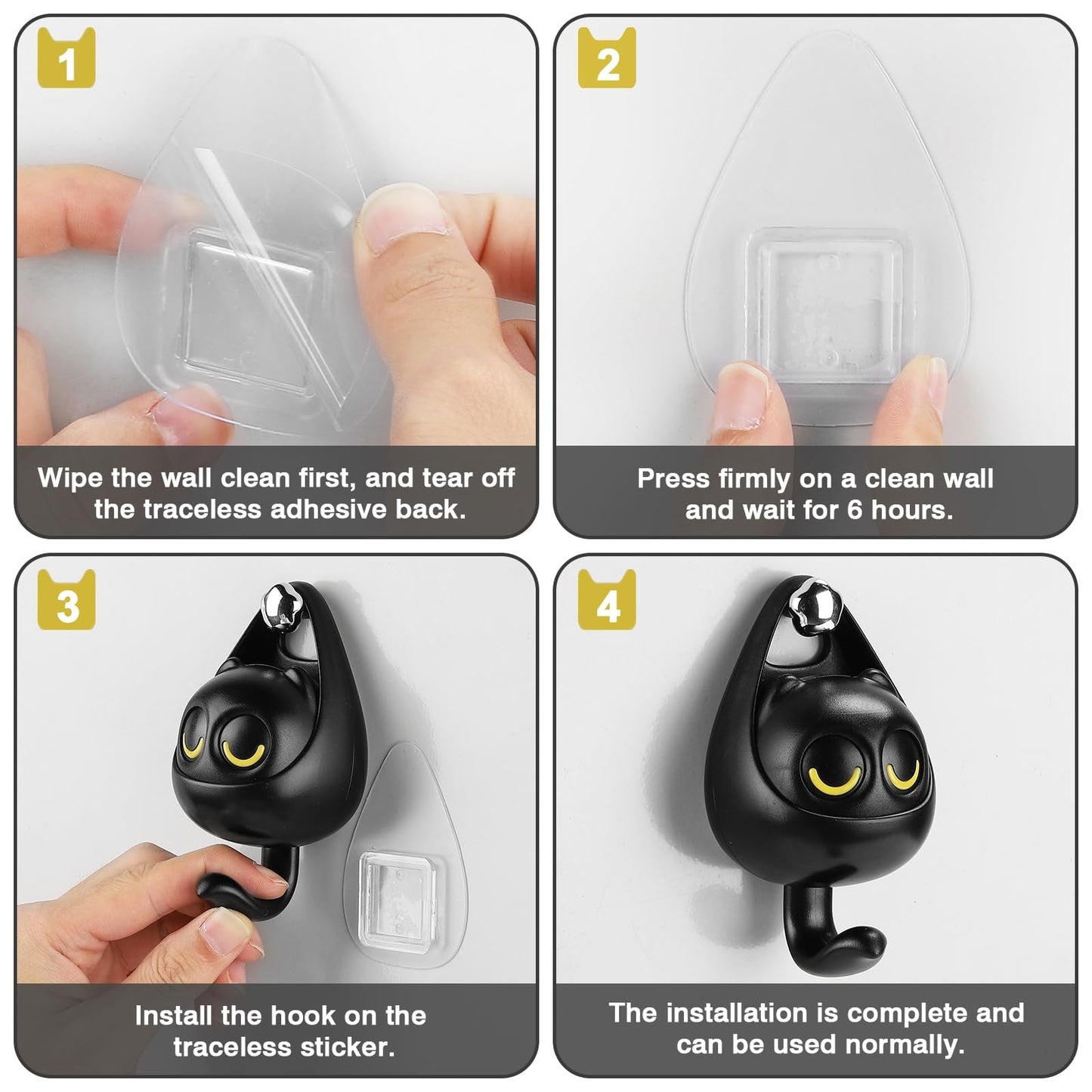 Carvallo | PawHook – Söta kattkrokar för mer ordning!