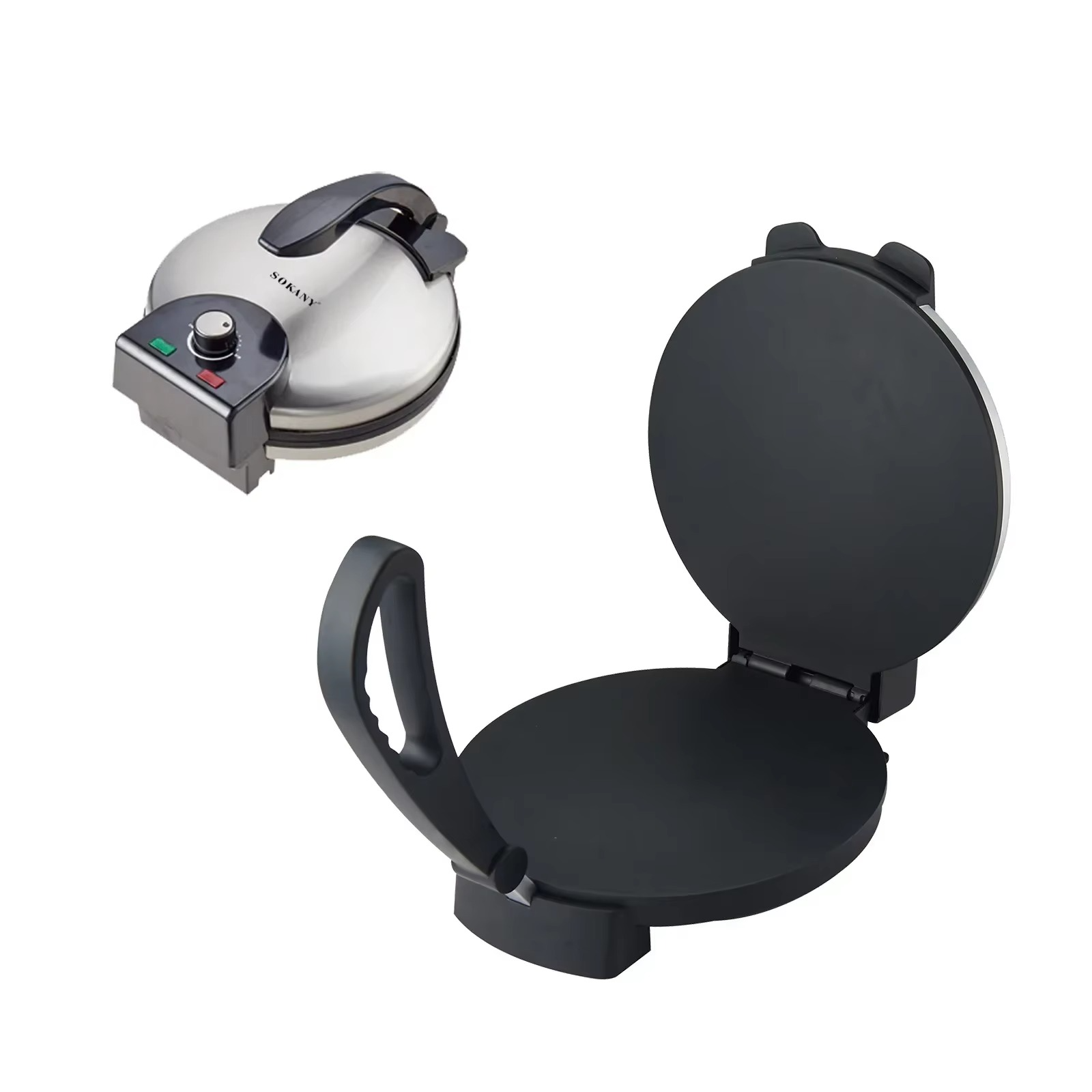 QuietHeat - Crepe-maskin med jämn uppvärmning och tyst drift för perfekta plattbröd