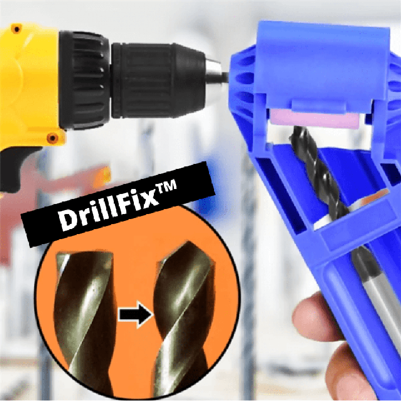 Drillfix – Borrar slipare montering för att vässa trubbiga borrar | Enkelt DIY-verktyg underhåll