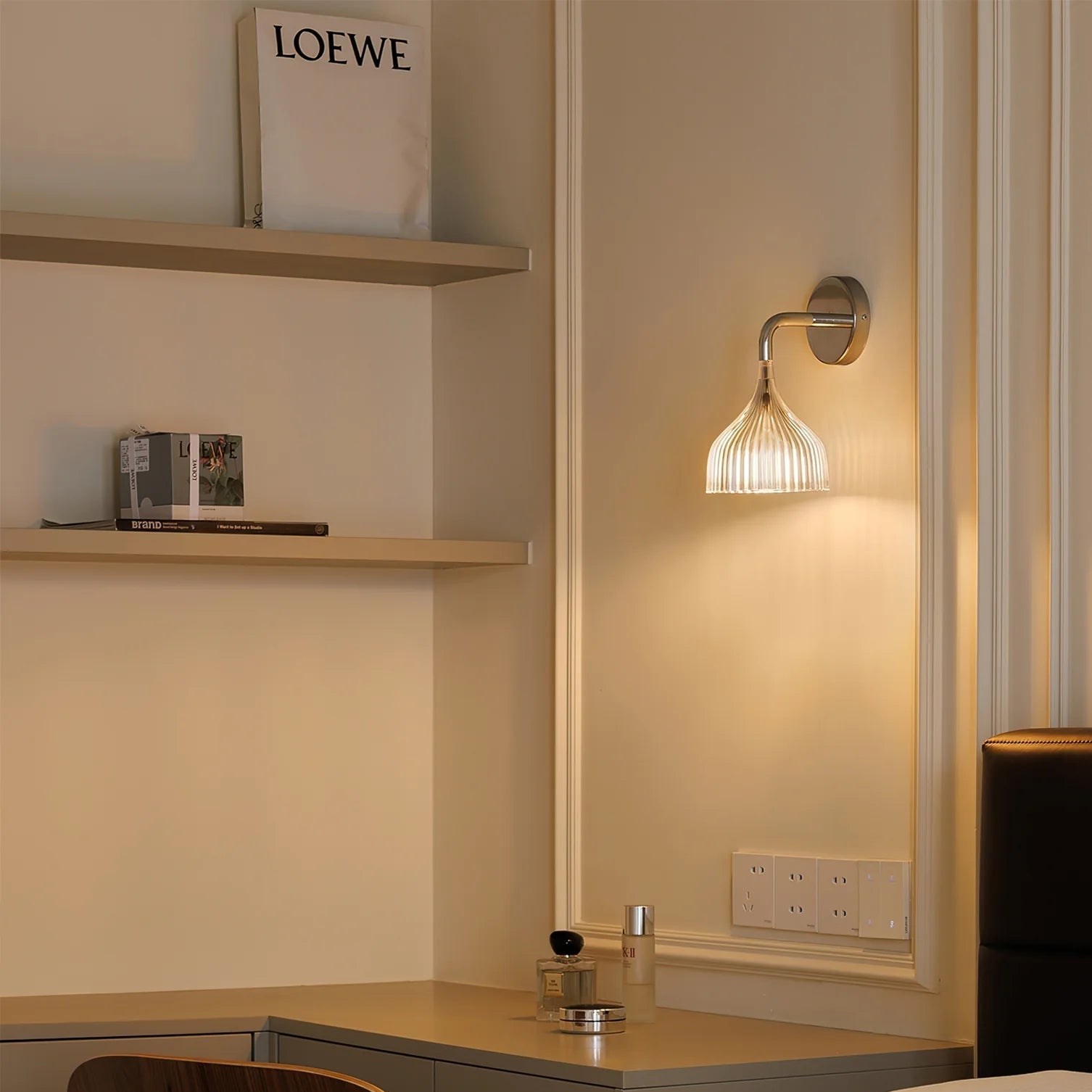 NordiGlow - Modern vägglampa med skandinavisk design för varm stämningsbelysning