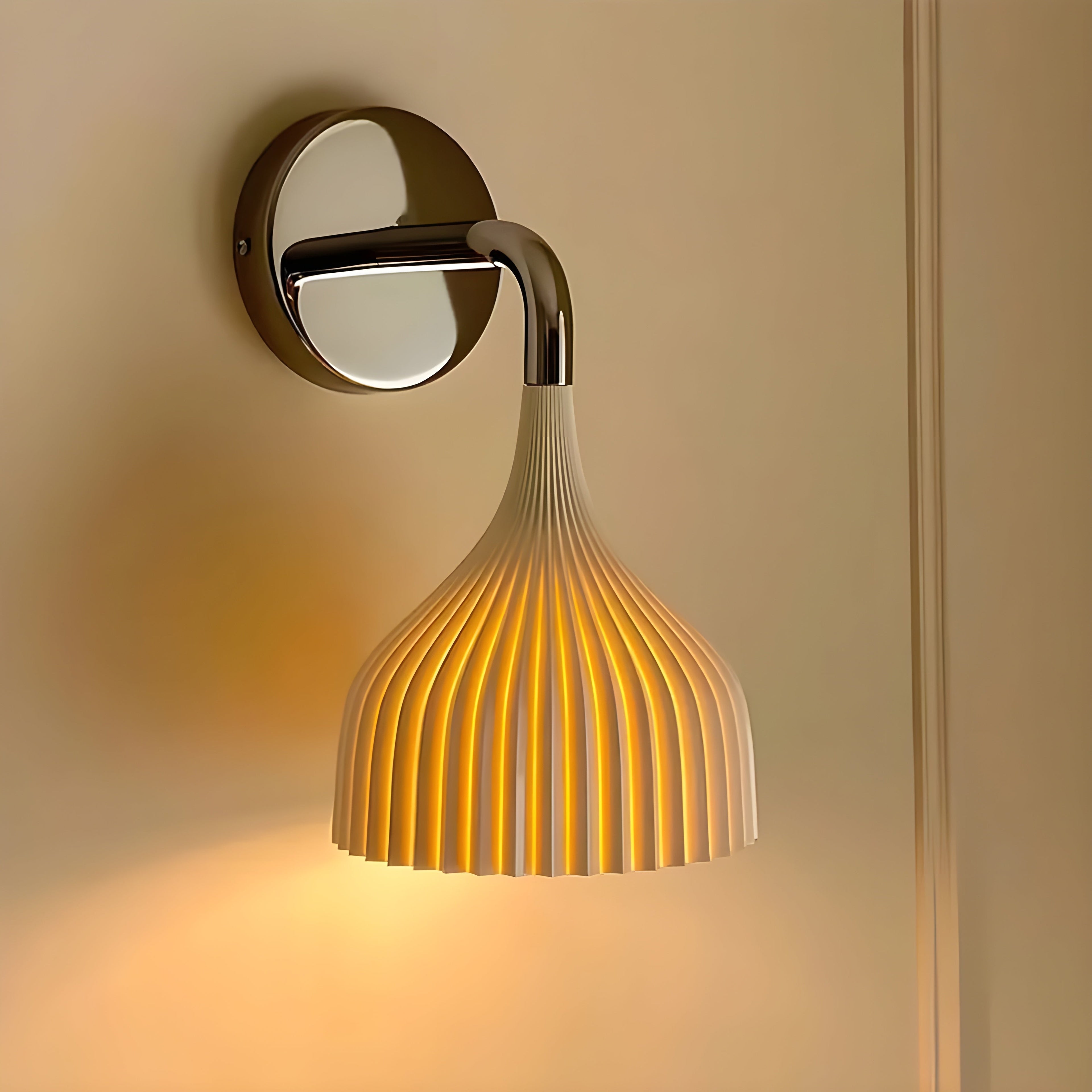 NordiGlow - Modern vägglampa med skandinavisk design för varm stämningsbelysning