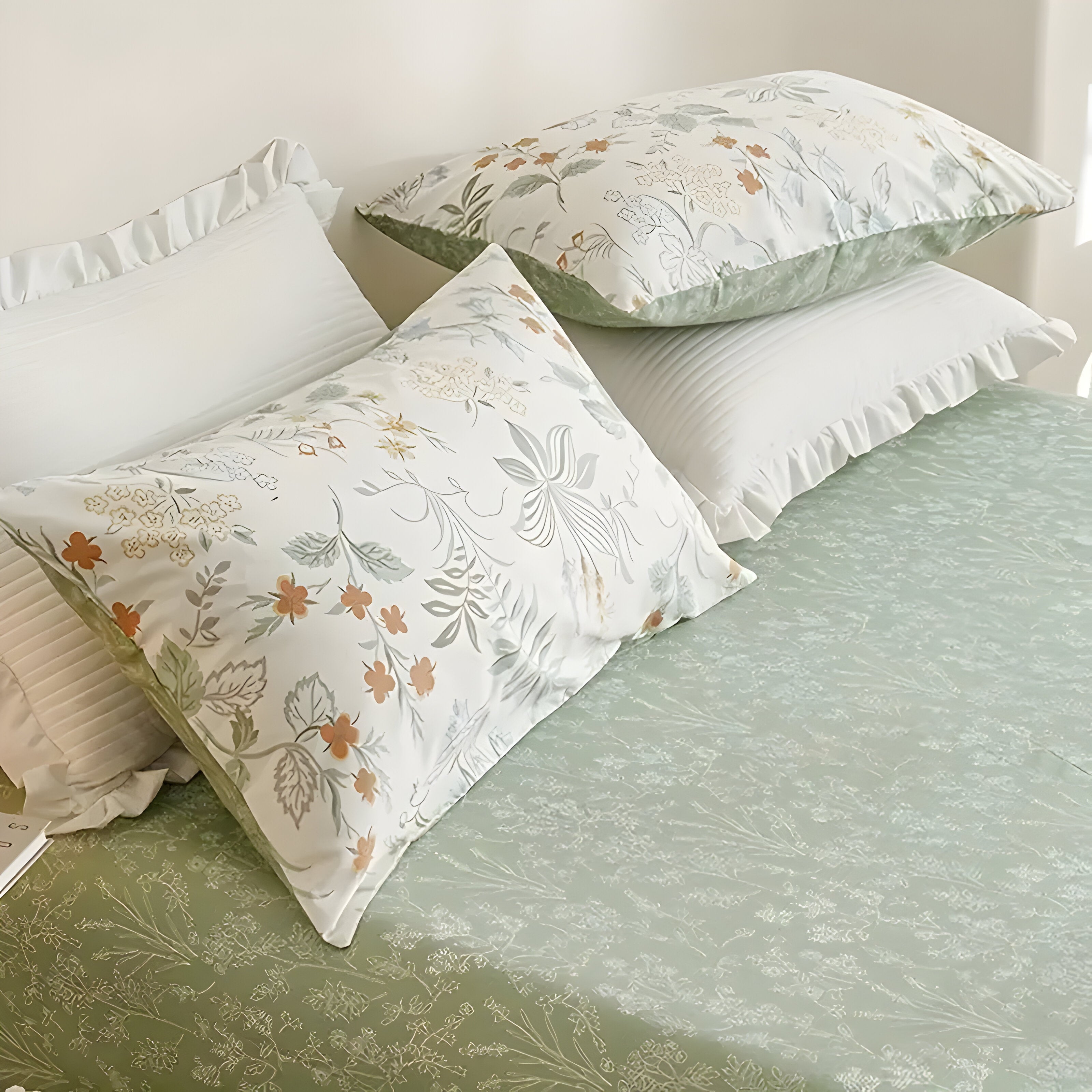 Blommigt sängkläder-set – 3-delat, Mjukt och Av hög kvalitet | Perfekt för alla årstider