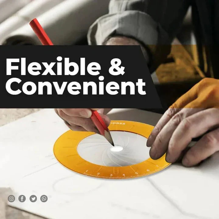 Carvallo - Justerbart verktyg för att rita cirklar