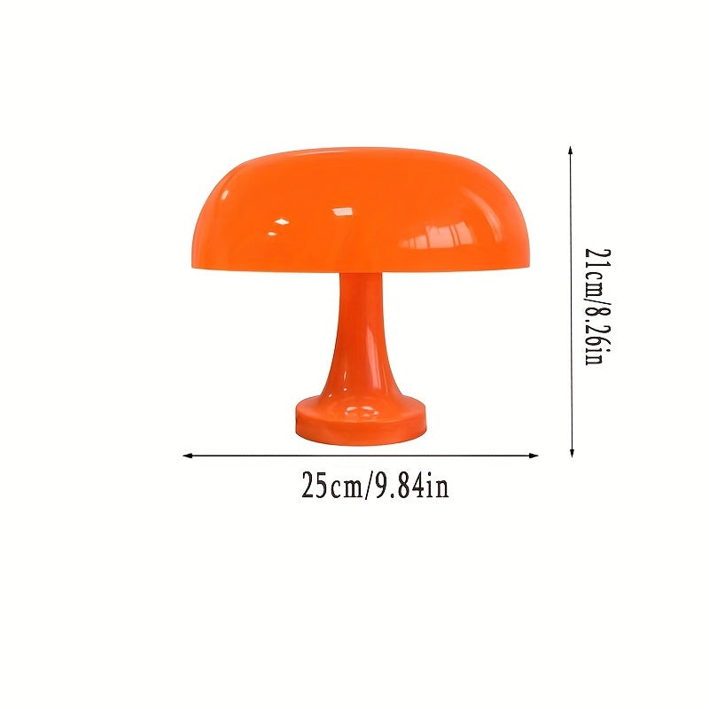 Modern Svamp Bordslampa Ljusstark Orange LED USB