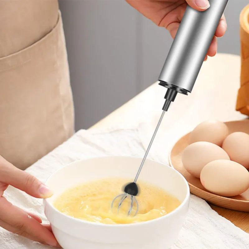 Royallure USB uppladdningsbar mjölkskummare Handhållen kaffeskummare och dryckesblandare