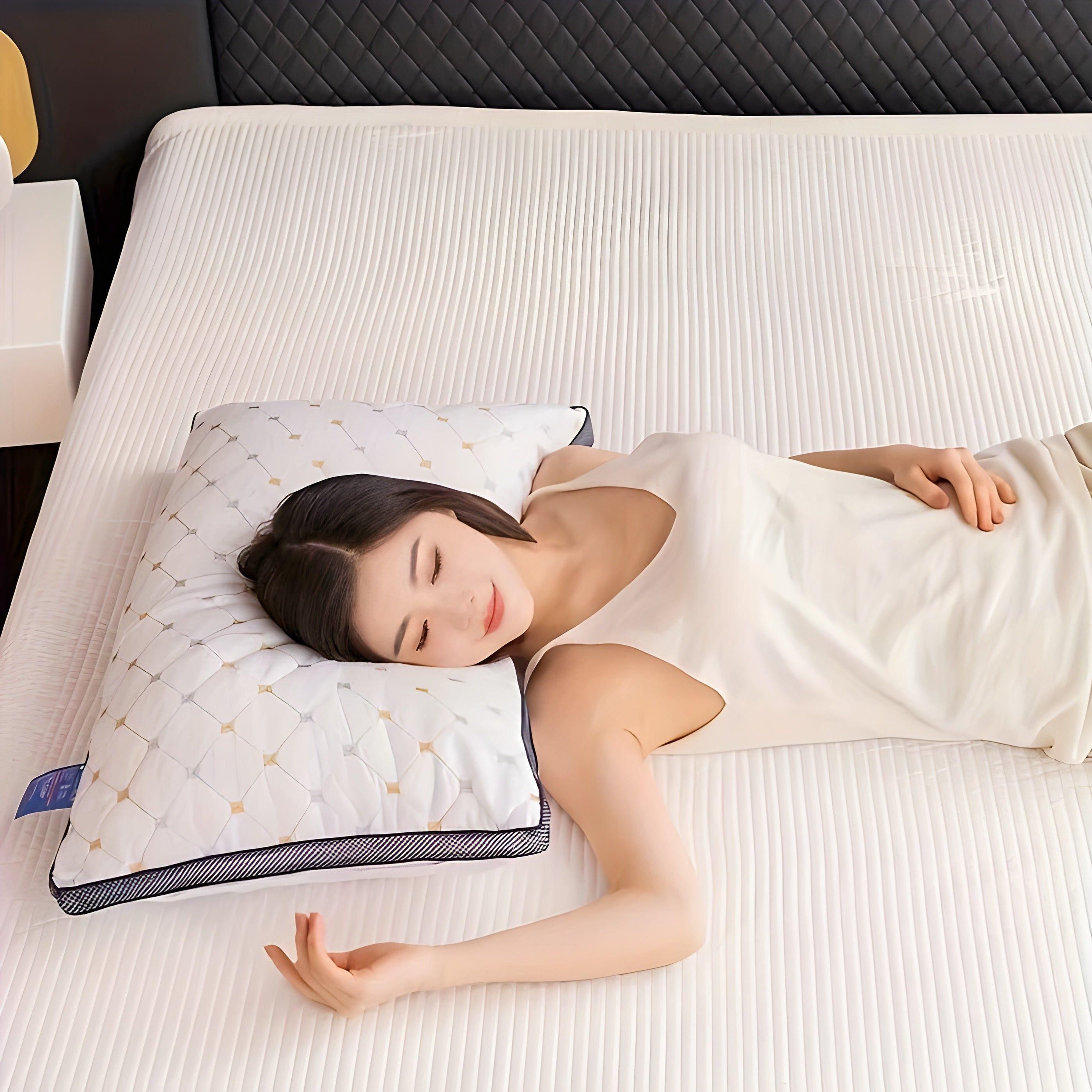 SkyDream Kudde – Broderad Nackstödskudde