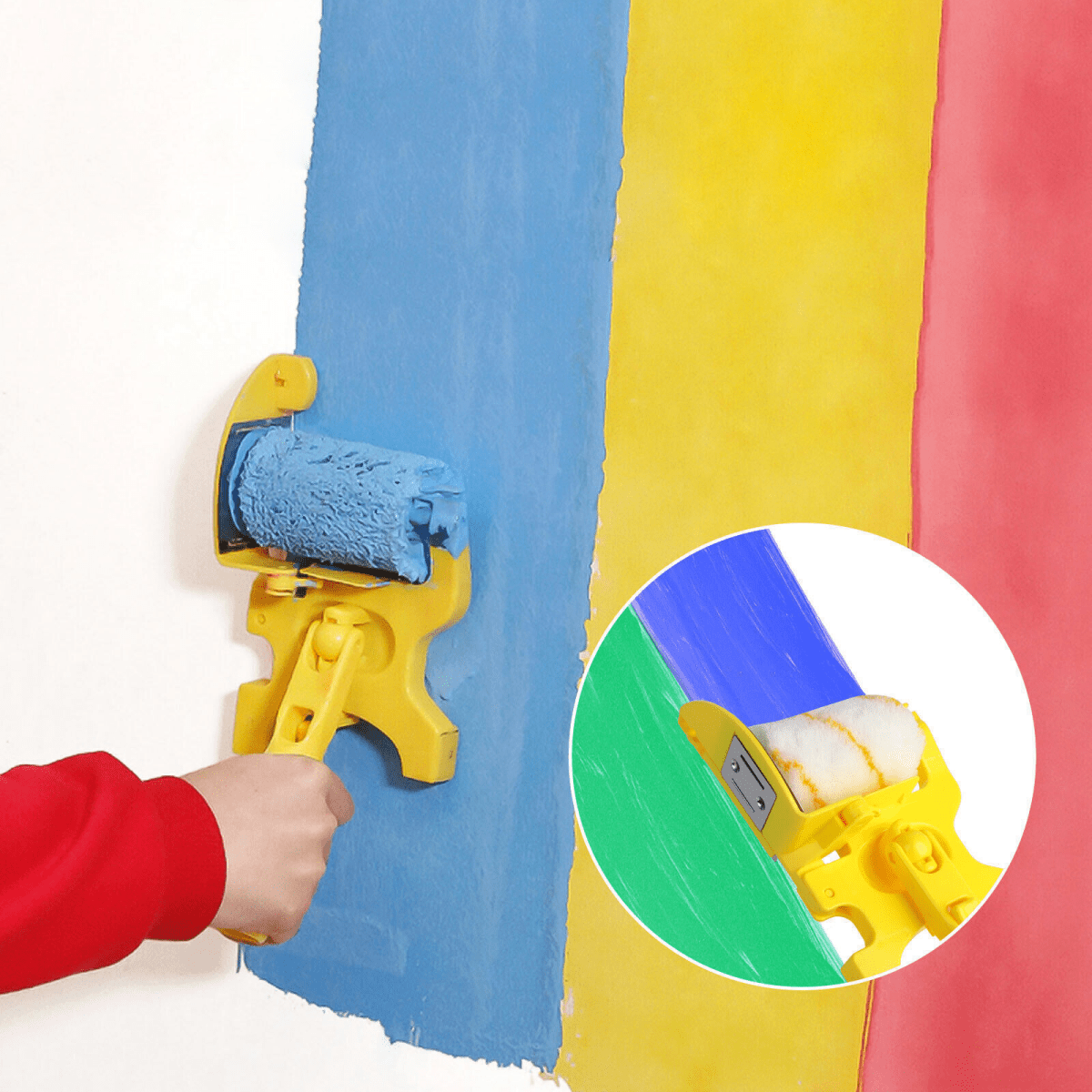 Easy Rand färgroller – Precisionskantmålning verktyg med patent skydd mot droppsystem