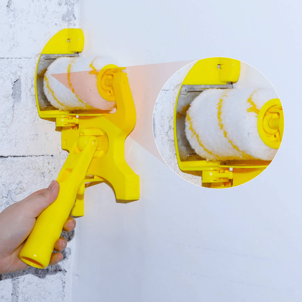 Easy Rand färgroller – Precisionskantmålning verktyg med patent skydd mot droppsystem