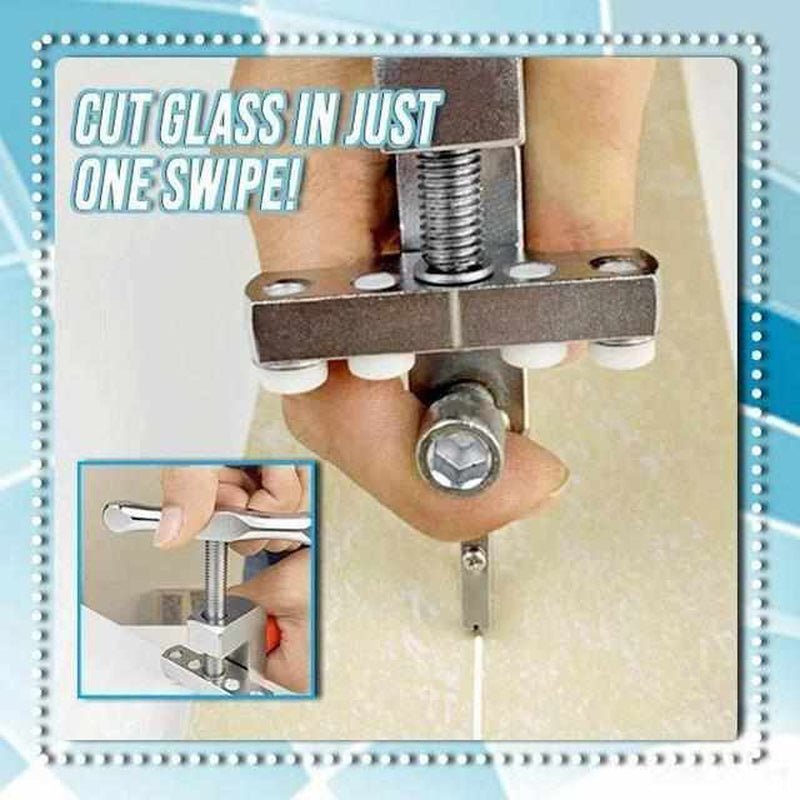 EasyCut Pro - Precision glass and tile cutter with ergonomic handle and additional blades