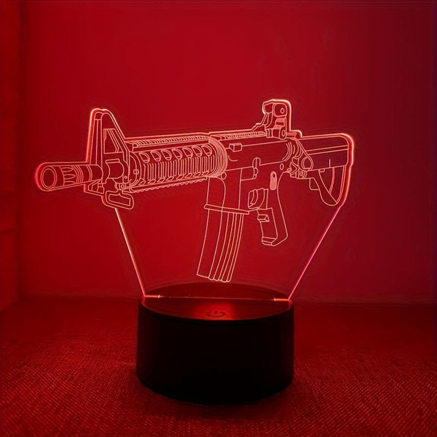 GeoLicht - 3D Geometrisk LED Skrivbordslampa med Touch-kontroll