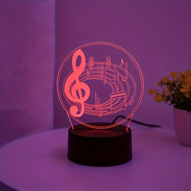 MuziekLjus - Modern Notlamp USB Bordlampa