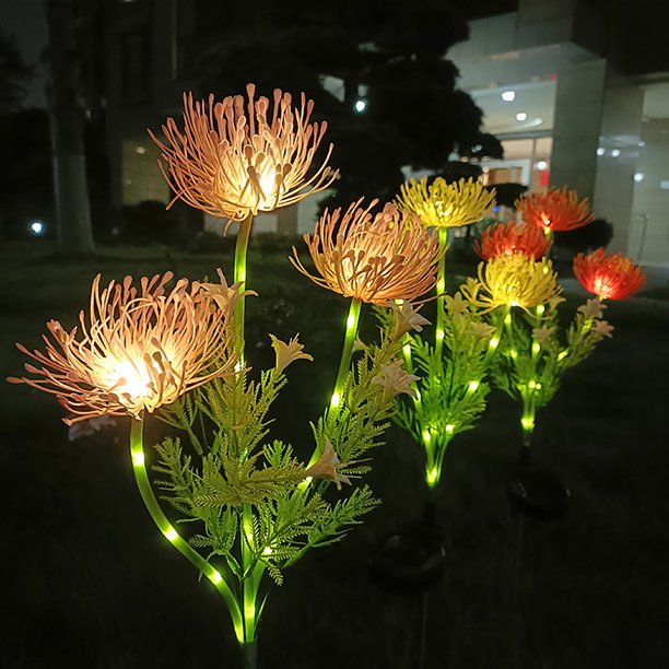 Fairy Flower LED Lamp – Lurig blommönster i stål
