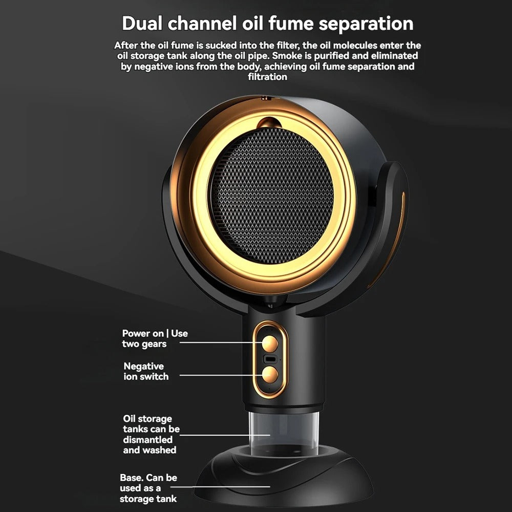 Luftfuktare fläkt bärbar rök luktborttagare