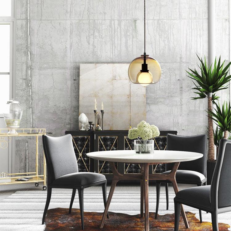 Pendellampa Modern Glas Takarmatur