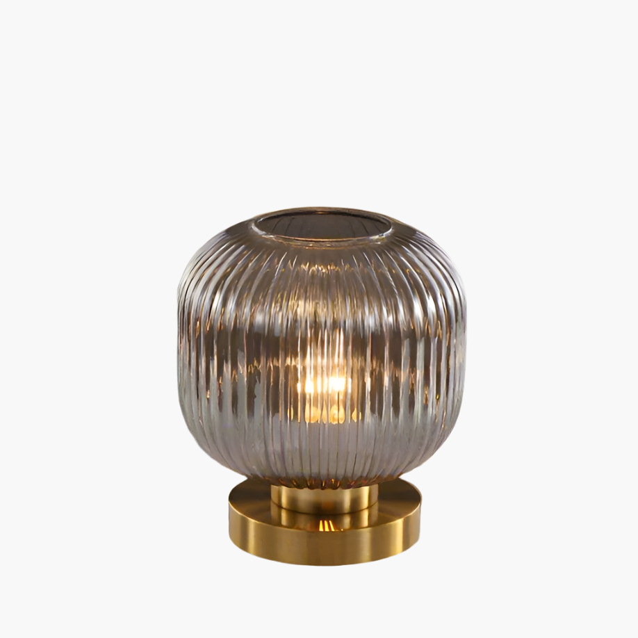 Bordslampa Modern Glas Skärm Sängbord Ljus