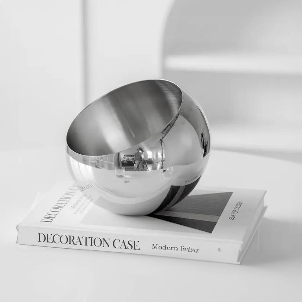 Elegant fruktfat i rostfritt stål - Modern miljövänlig design