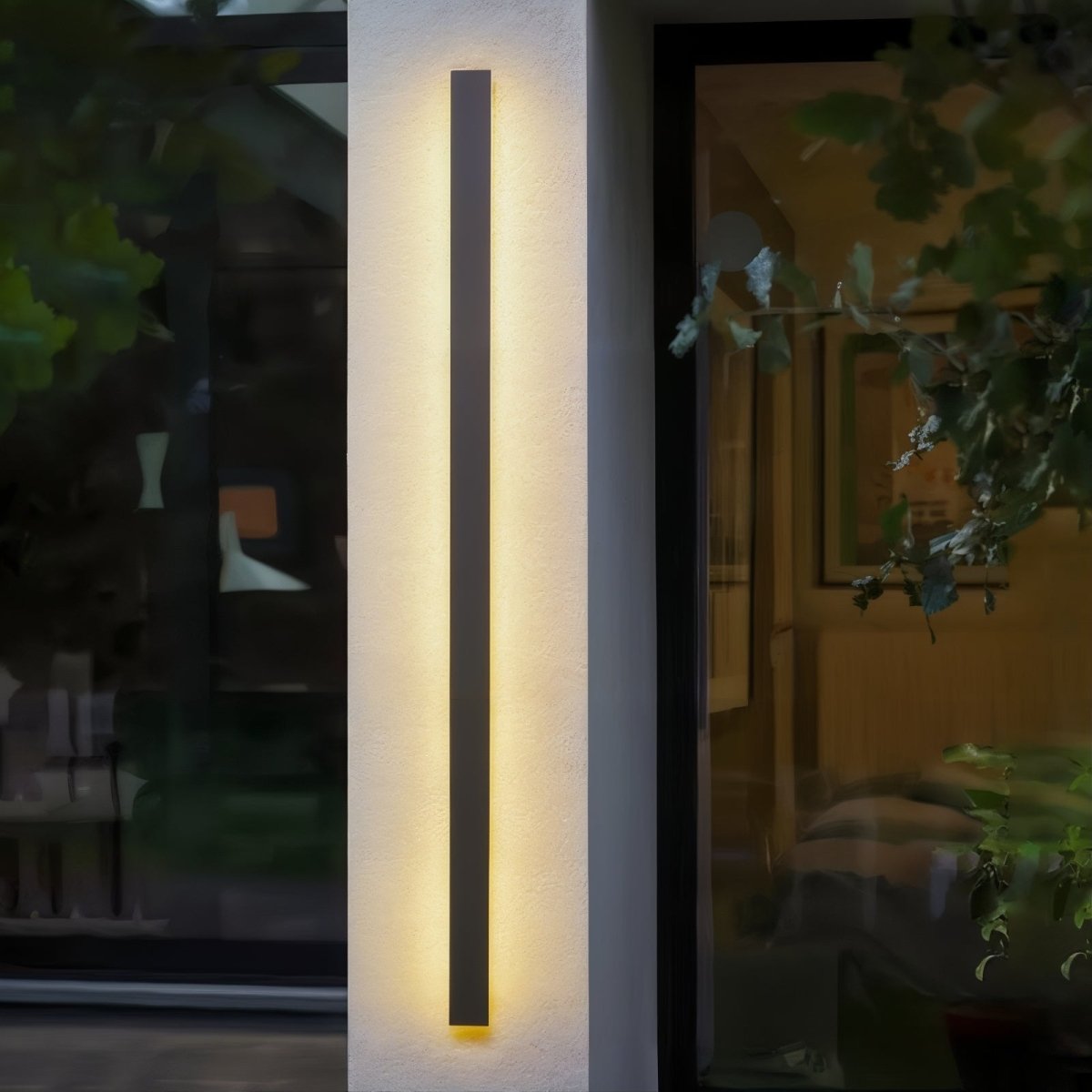Modern utomhus LED vägglampa – Väderbeständig aluminium sconce