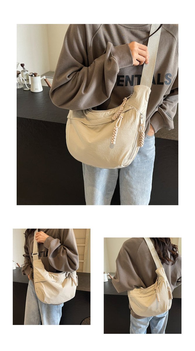 EVERCARRY – Nylon-sidoväska med smarta fack för vardagligt bruk