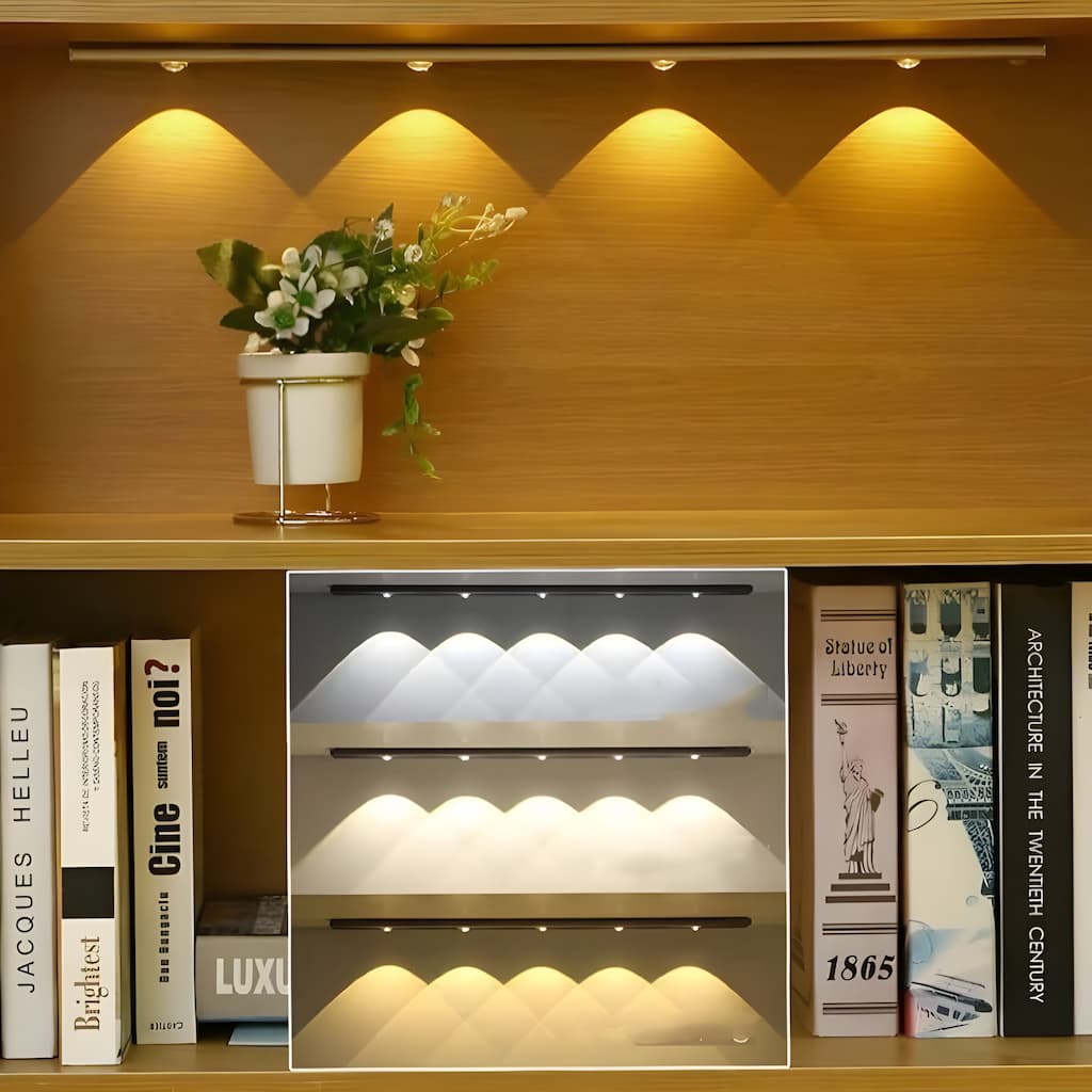 Trådlös Rörelsesensor LED-lampa – Uppladdningsbar och Lätt att Installera