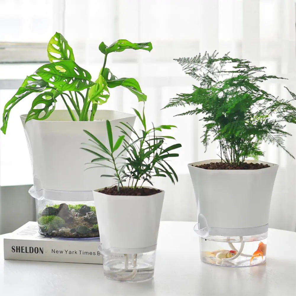 AquaPlanter - Smart Blomkruka och Miniakvarium i Ett