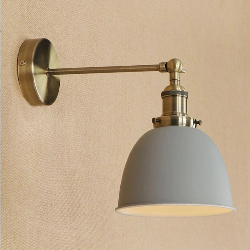 Liam Vintage LED Vägglampa Inomhus Svart Sovrum Metall