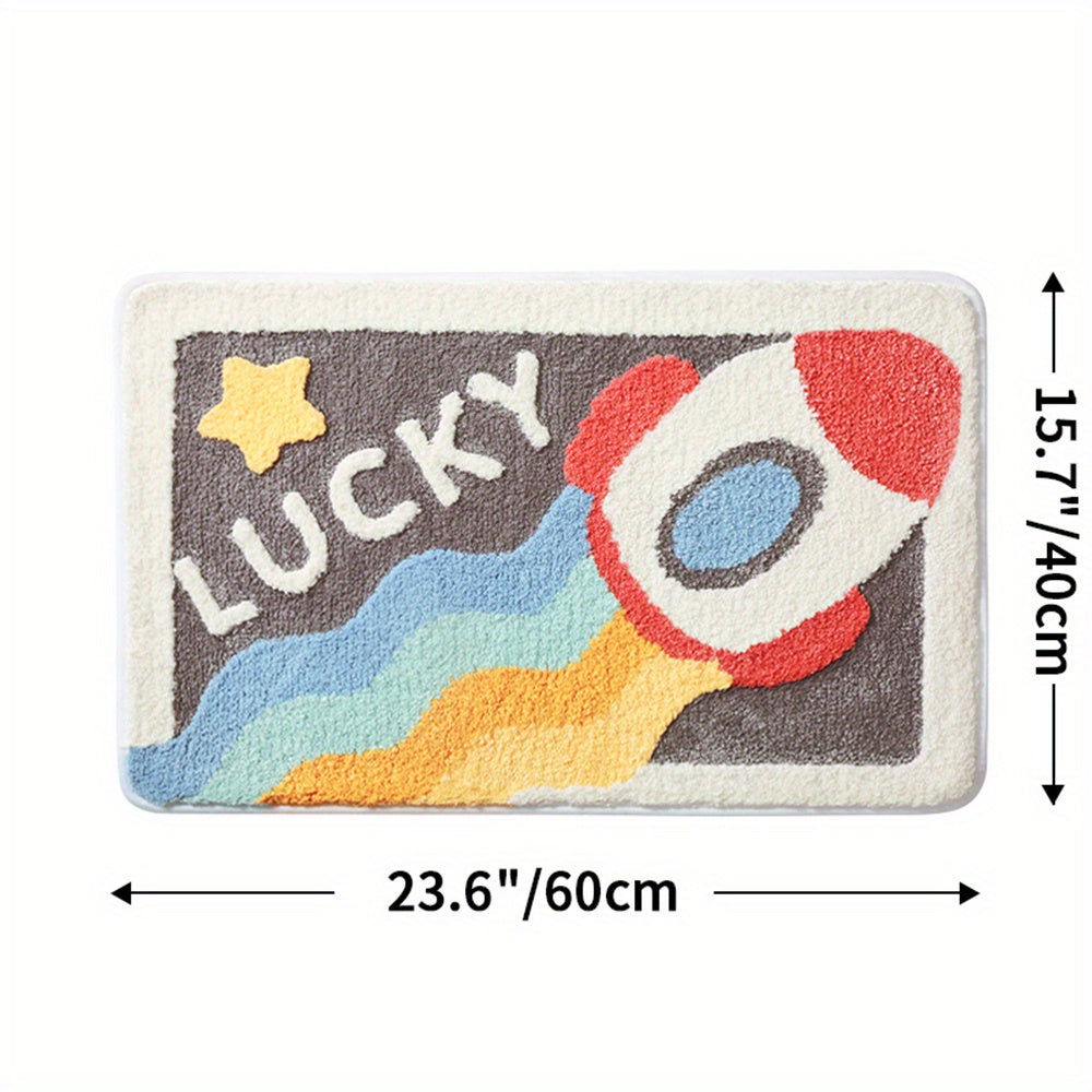 Mjuk och halkfri badmatta med hög absorptionsförmåga