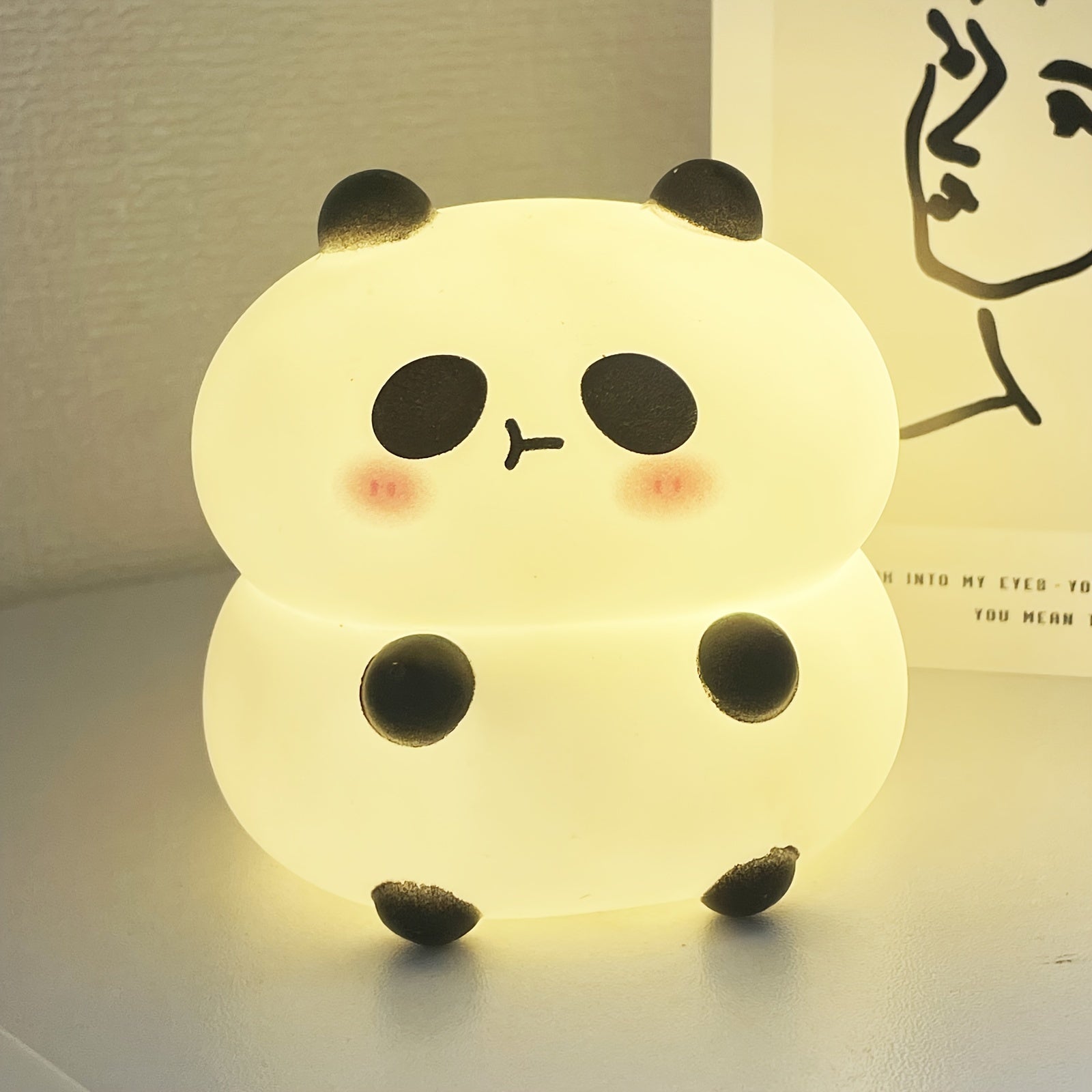 PandaGlow - Asien-inspirerat panda nattlampa med LED-belysning