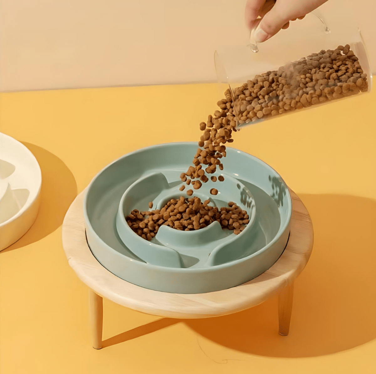 FeedoForma – Premium Keramisk Långsammatningsskål för Hälsosam Matsmältning