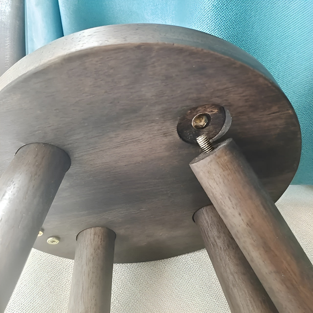 BunnyCraft Puff - Nordisk träpuff med kaninöron