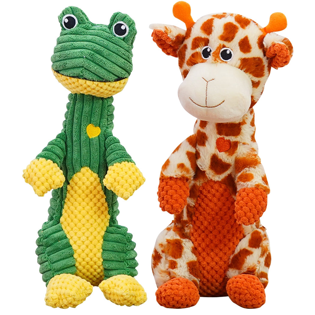 Furora Indestructible Plush Hundleksak – Mjuk & Hållbar Tuggleksak för Aggressiva Tuggare