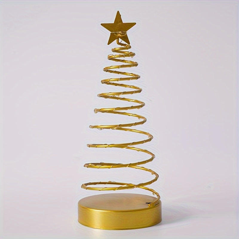 StarGlow - LED Sterboom Bordslampa, Batteridriven och Rostbeständig