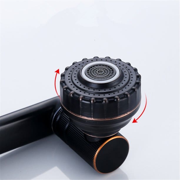 Flexispout - 360° flexibel kran med sprayfunktion för komfort vid handfat